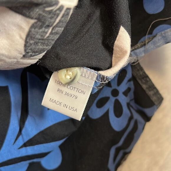 Vintage Hawaiian Go Barefoot short sleeve Button up Shirt USA Made - Mens Large - Picture 5 of 6